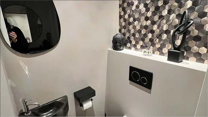 Inspiration pour les Toilettes murale - By My Deco