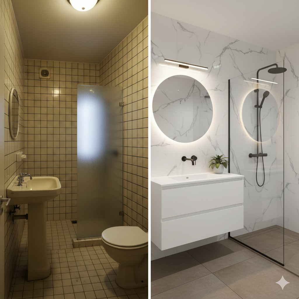 panneau mural colle direct sur ancien carrelage