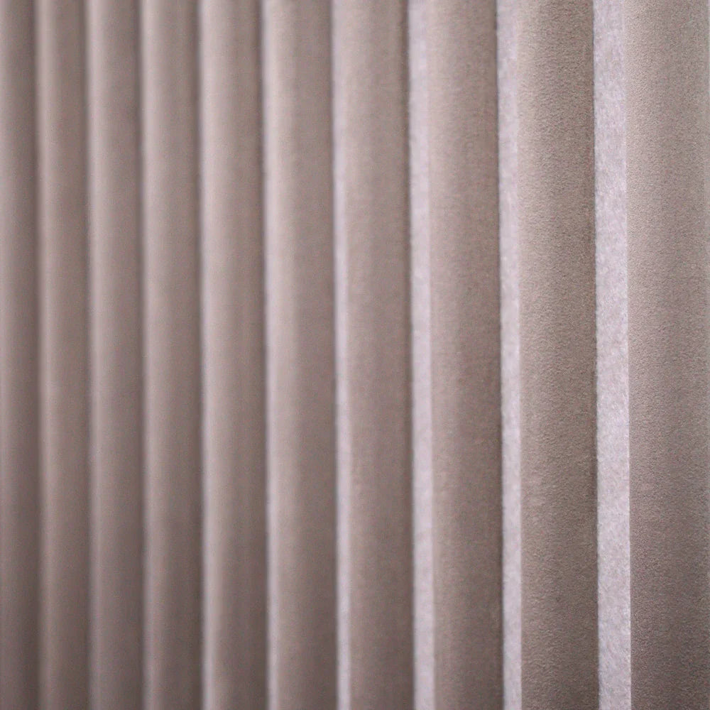 Panneau Acoustique Bois -Textile Daim Kaki 260 x 60 CM - Bois Luxe - vue alternative