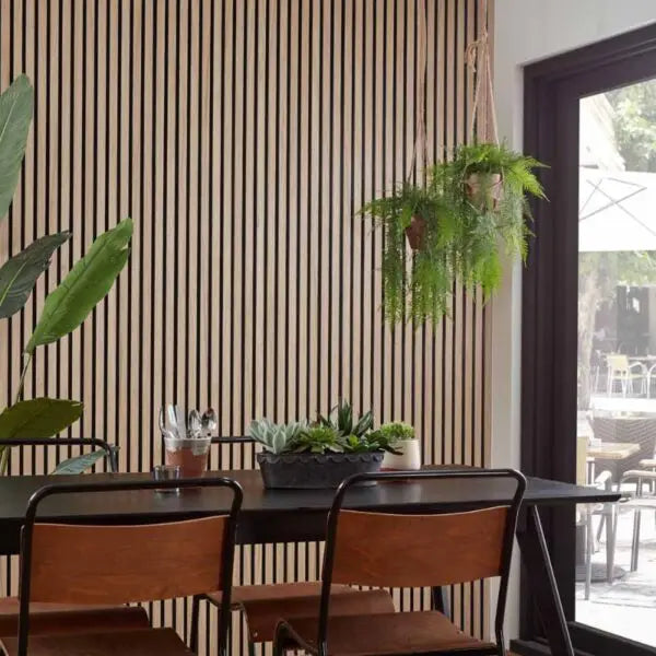 Panneau acoustique Bois Chêne | Akupanel 260 Feutrine Noir