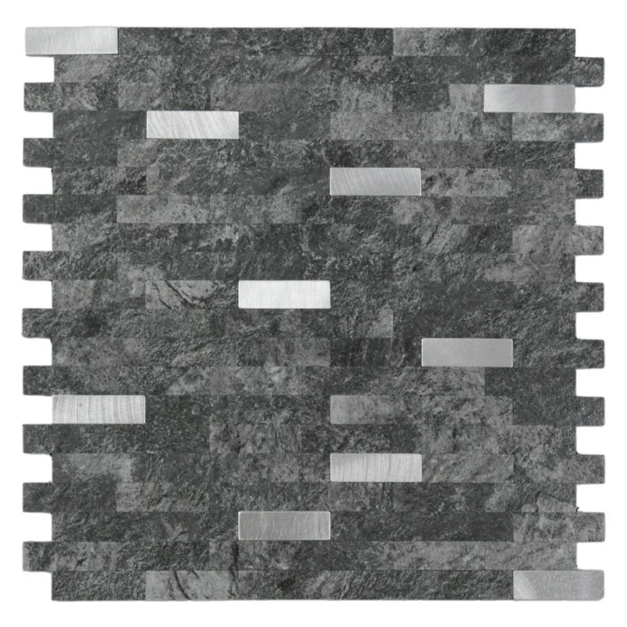 Crédence Adhesive - mosaique Salle de Bain Anthracite