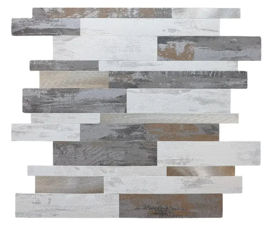 Crédence Adhésive Mosaique Cuisine Marron Beige étanche - vue alternative