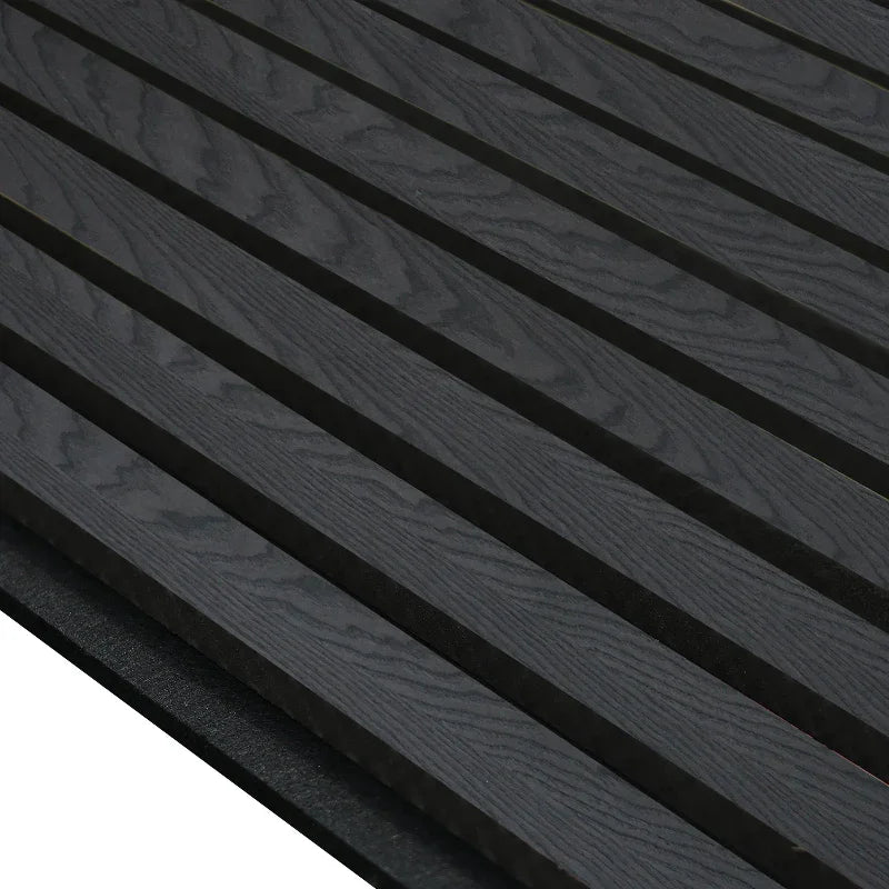 Panneau Acoustique Bois Noir 260 - Tasseaux Bois Noir - By My Deco
