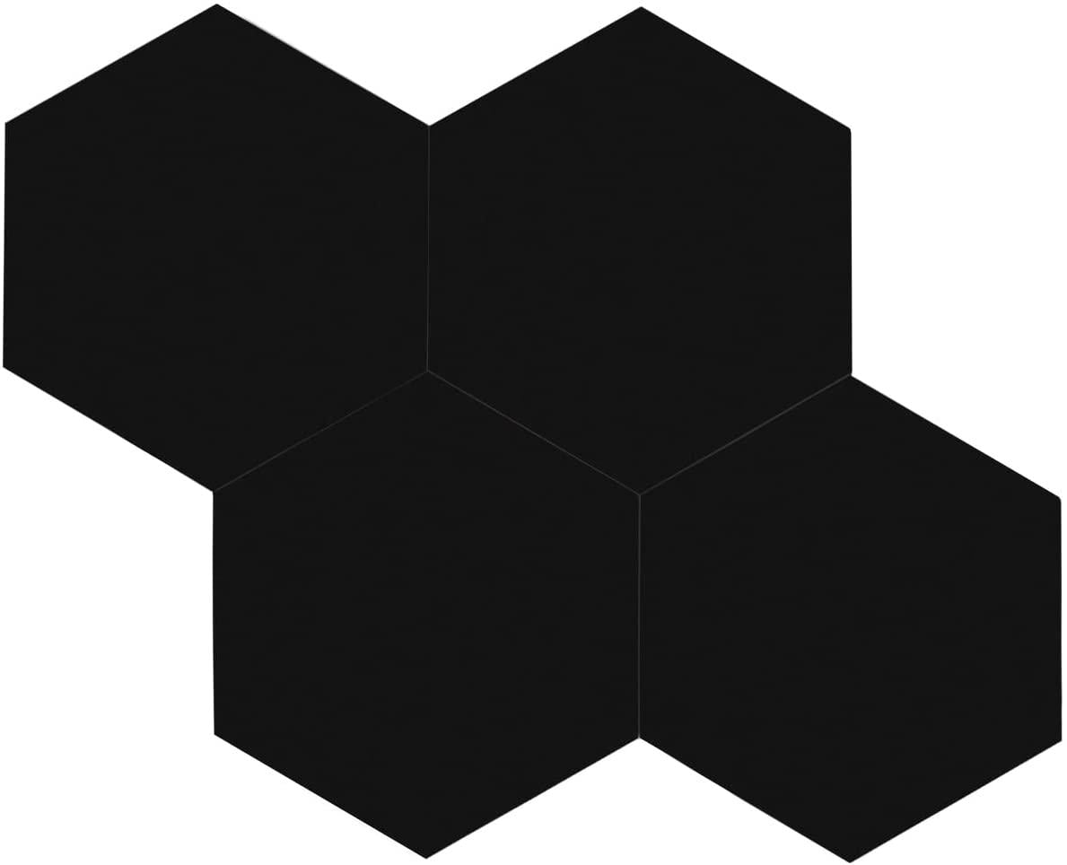 Mosaique Adhésif Noir Hexagone Pour Tout Murs - By My Deco