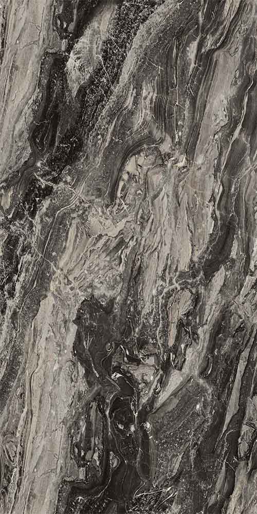 Panneau SPC Volcan Noir – Effet Marbre Noir 260 x 120 CM - vue alternative