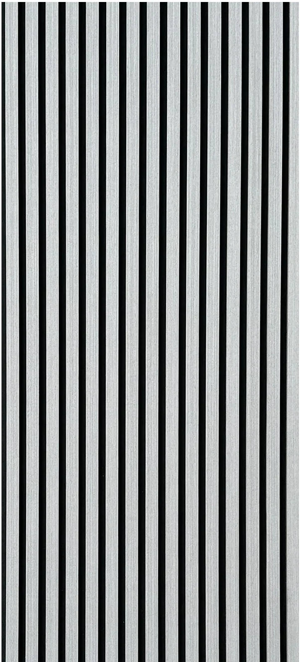 Panneau Acoustique Bois Gris Clair - 270 Feutrine Noir - vue alternative