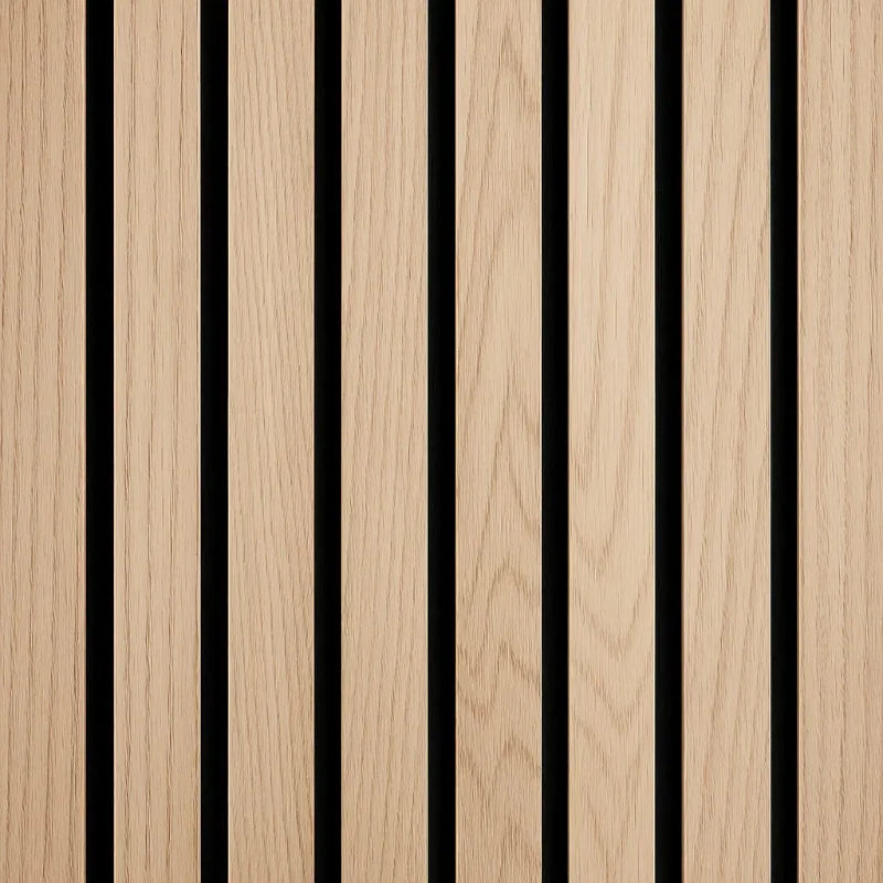 Panneau acoustique Bois Chêne | Akupanel 260 Feutrine Noir - By My Deco