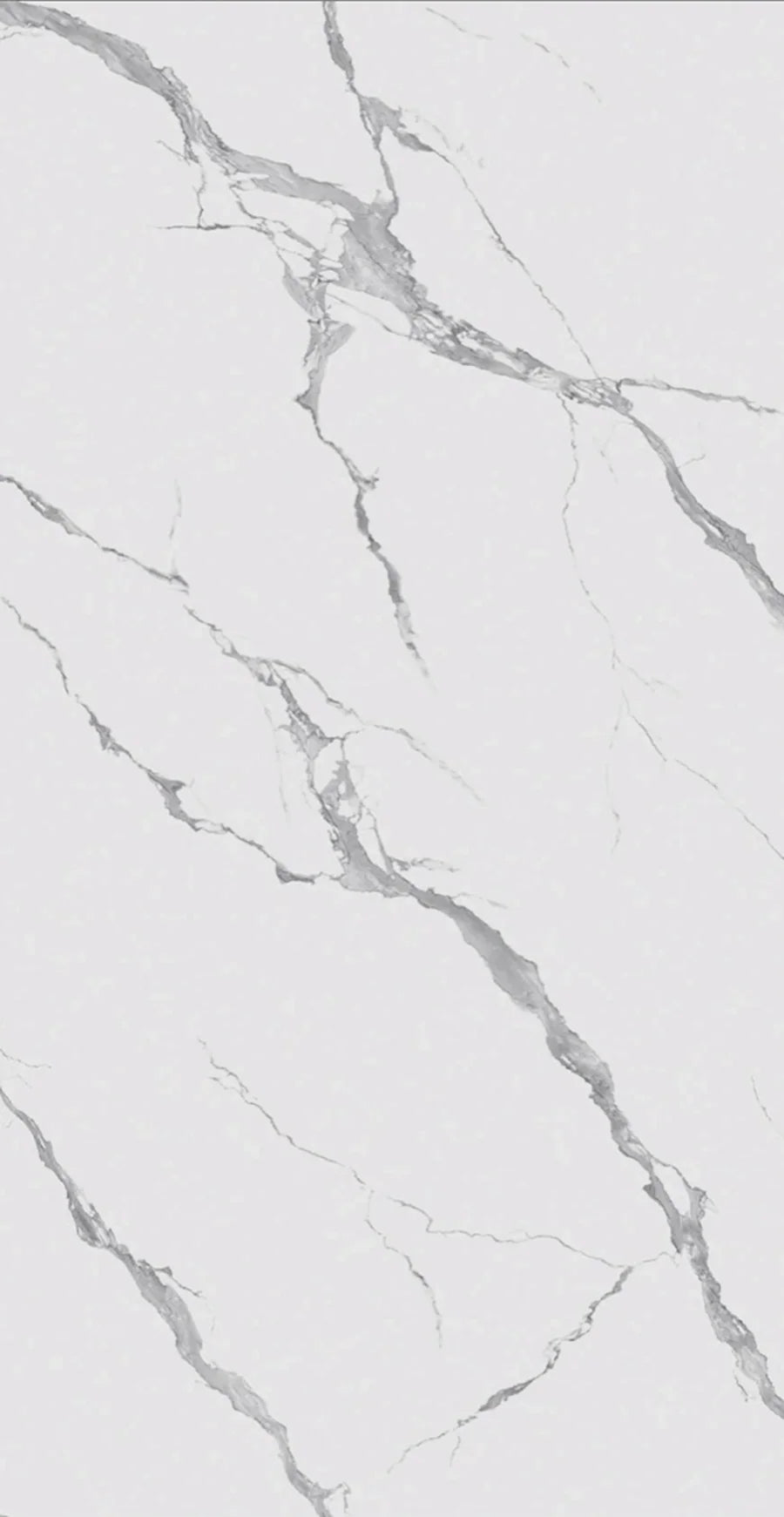 Panneau Mural PVC Effet Marbre Blanc 260x120x0.3 cm