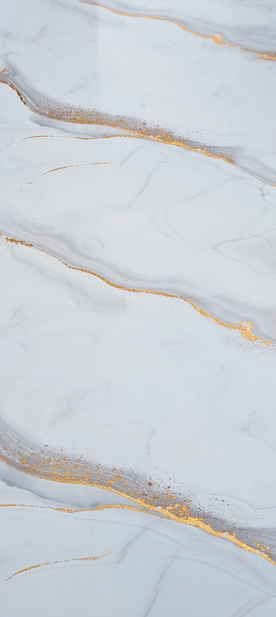 Panneau PVC Marbre avec veines Doré pour salle de bain