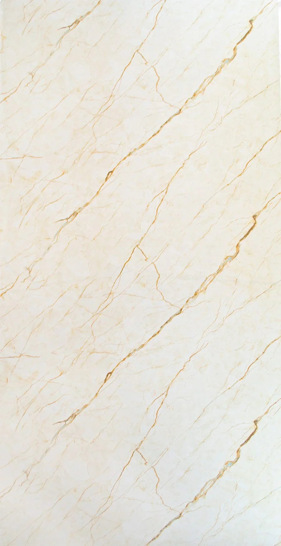 Plaque Mural PVC Imitation Marbre Beige Brillant pour salle de bain