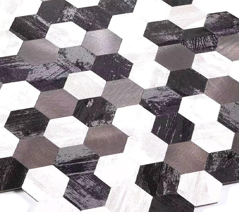 Crédence Adhésive - Mosaïque Cuisine a Coller Noir Beige - vue alternative