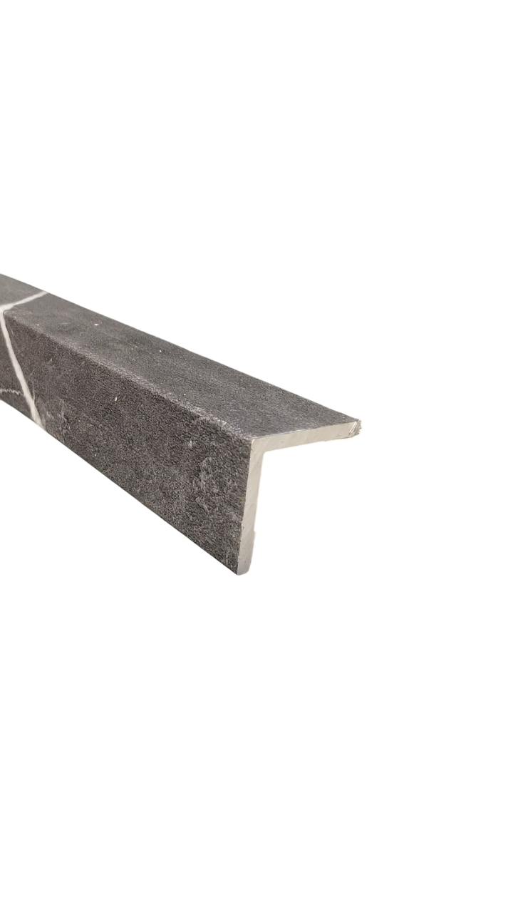 Profilé d'angle SPC marbre exterieur 90 couleur Anthracite - By My Deco