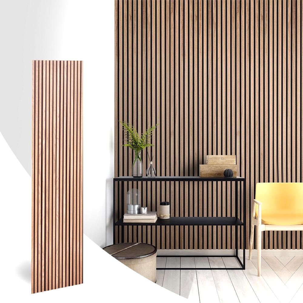 Panneau acoustique Bois Chêne | Akupanel 260 Feutrine Noir