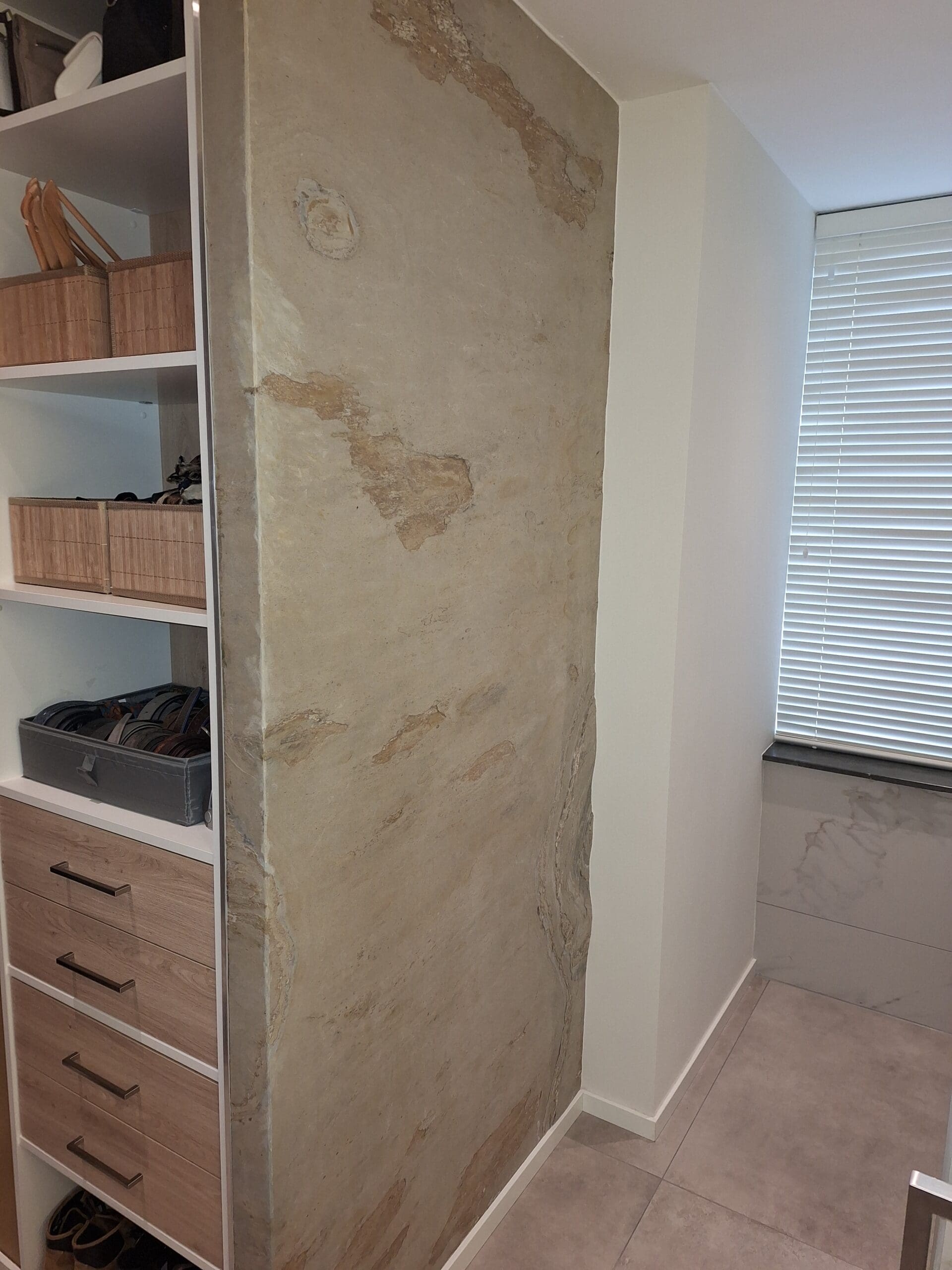 Feuille De Pierre Naturelle Autumn Beige - Salle De Bain 260 x 120 CM - vue alternative