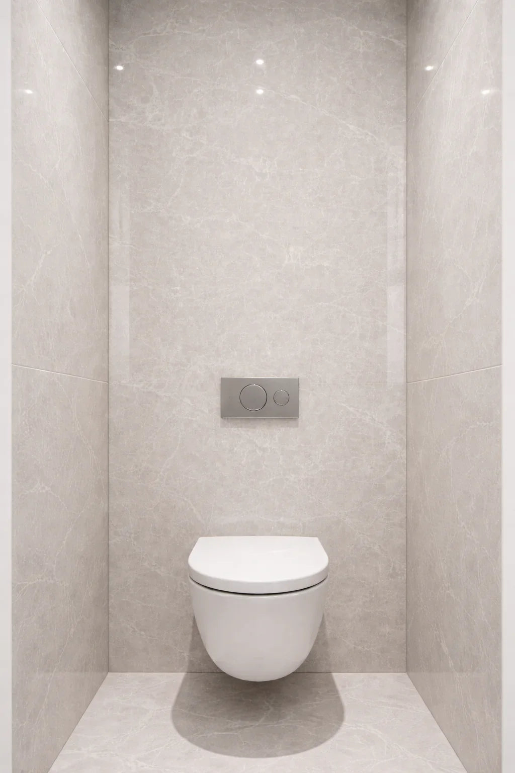 Panneau Mural SPC Gris Aspect Haut Brillant - Anti Rayure - vue alternative