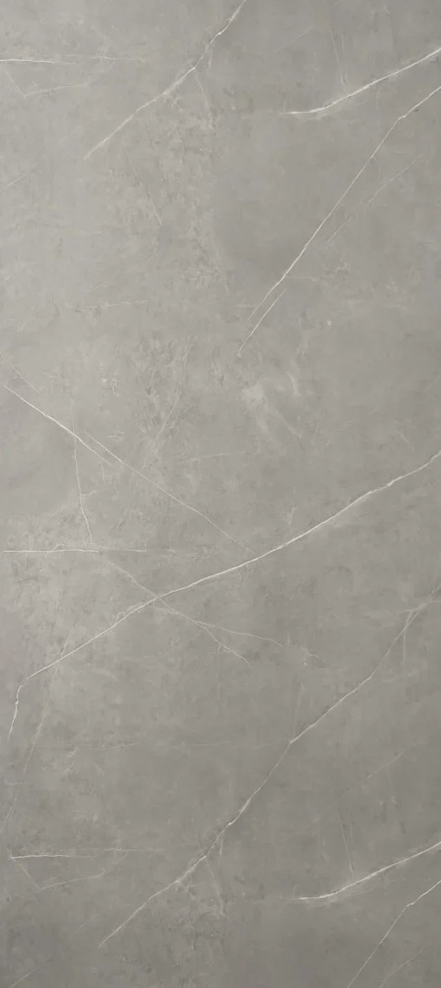 Panneau Mural Salle De Bain SPC Mercury Gris Clair Mat - Anti Rayure 260 x 120 CM - vue alternative