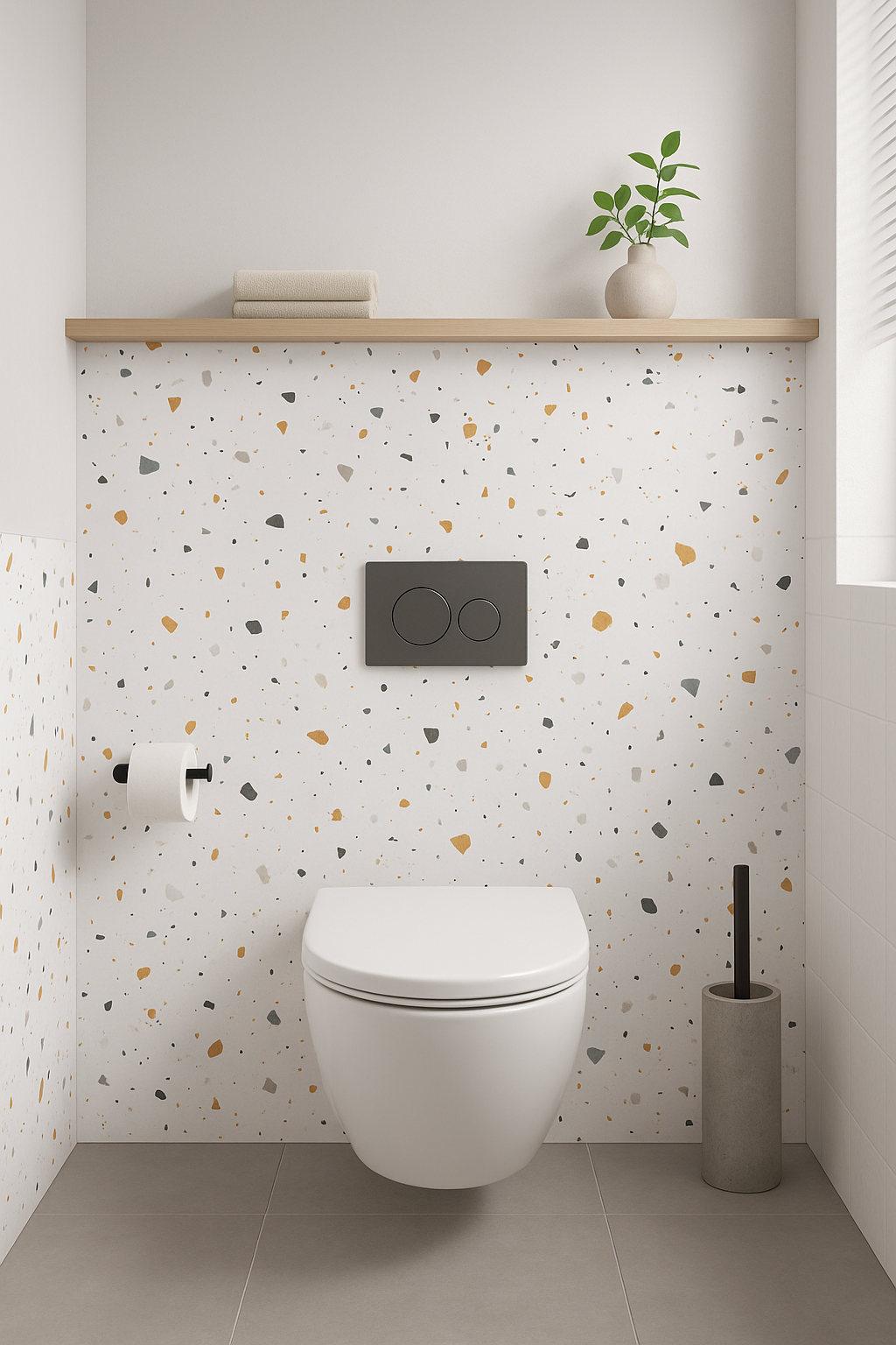 Panneau_terrazzo_posé_dans_la_mure_de_toilette