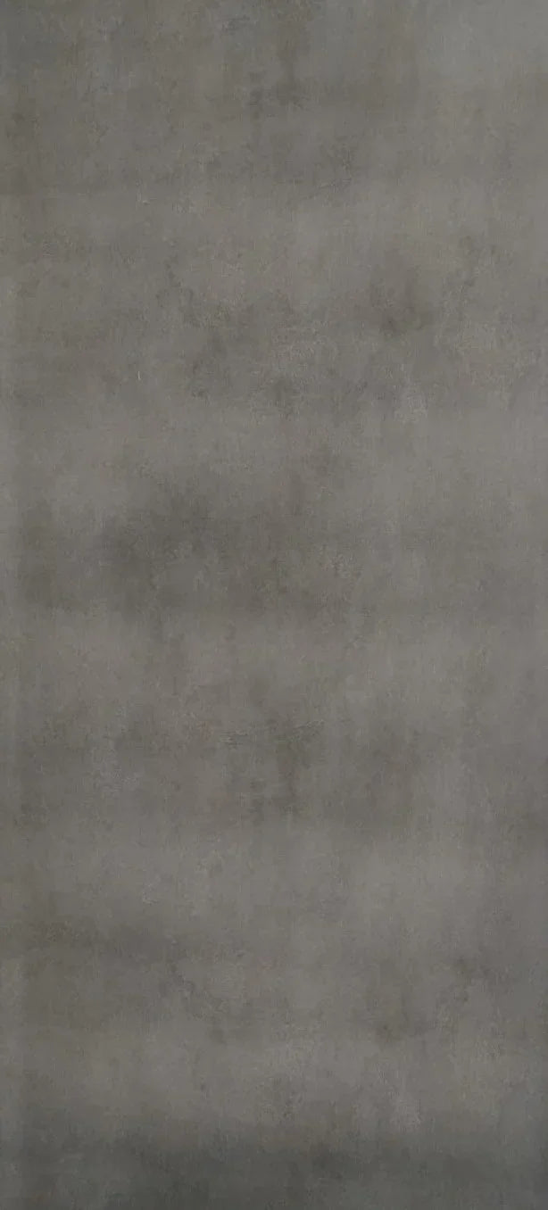 Panneau Mural Beton Gris Foncé PVC - 260 x 120 cm 100% Imperméable - vue alternative