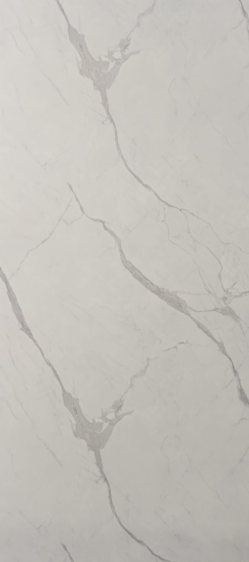 Panneau Mural SPC Marbre Blanc Apollo Mat | Anti-Rayure & Étanche - vue alternative