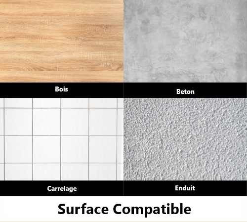 Crédence Adhésive Mosaique Hexagonale Anthracite en Verre - By My Deco