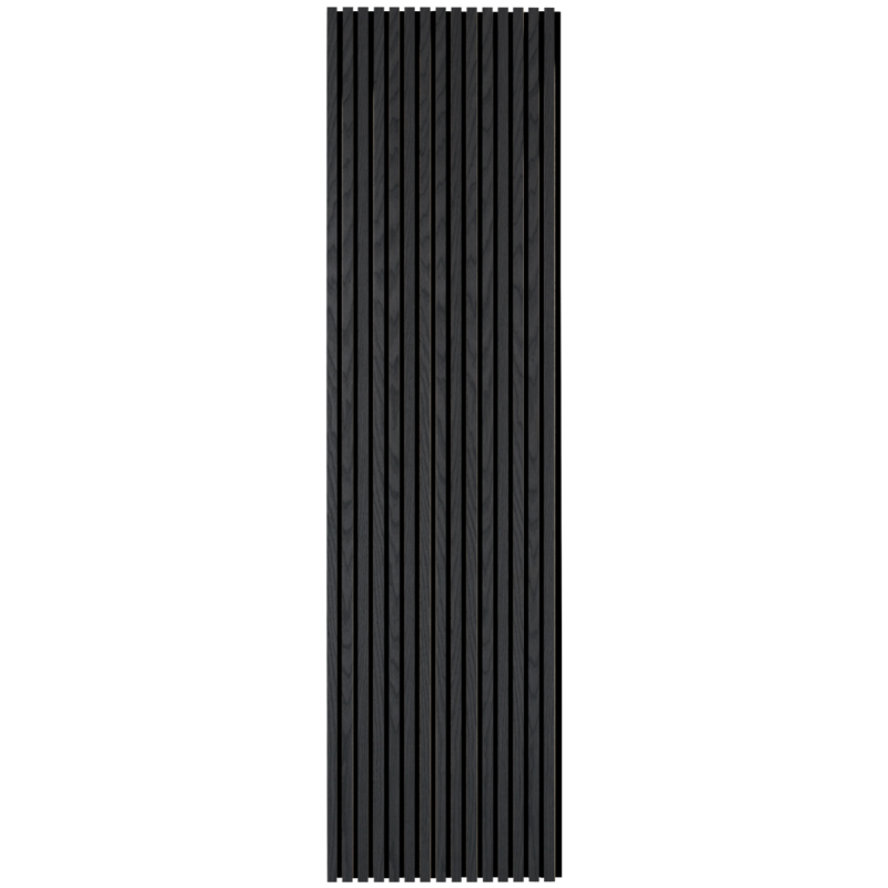 Panneau Acoustique Bois Noir 260 cm x 60 cm Akupanel