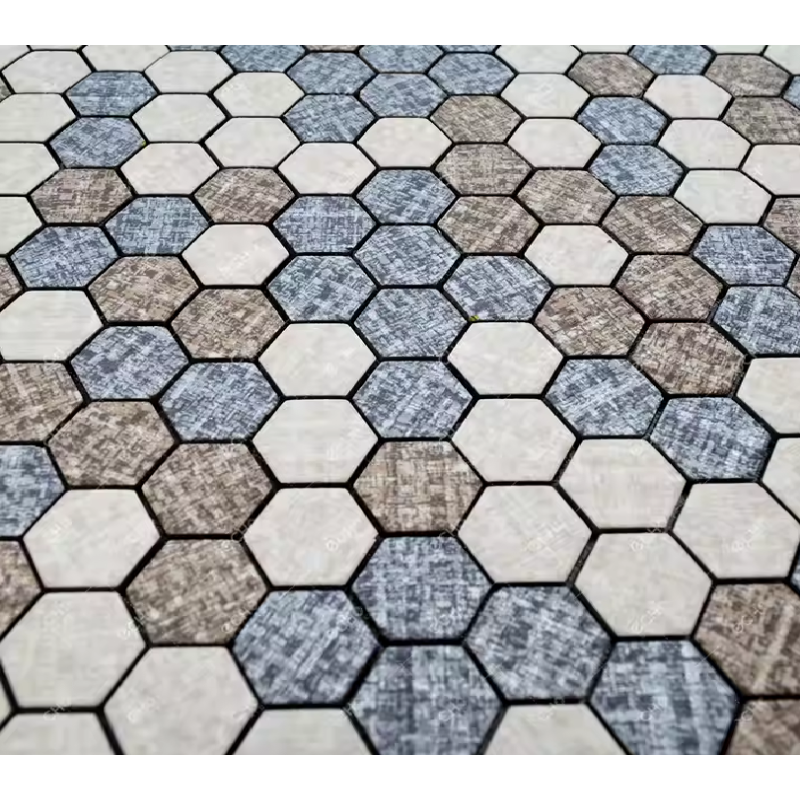 mosaique petit hexagone