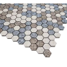 mosaique autocollant hexagone petit