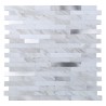 Mosaique Adhesive Rectangulaire blanc Metal