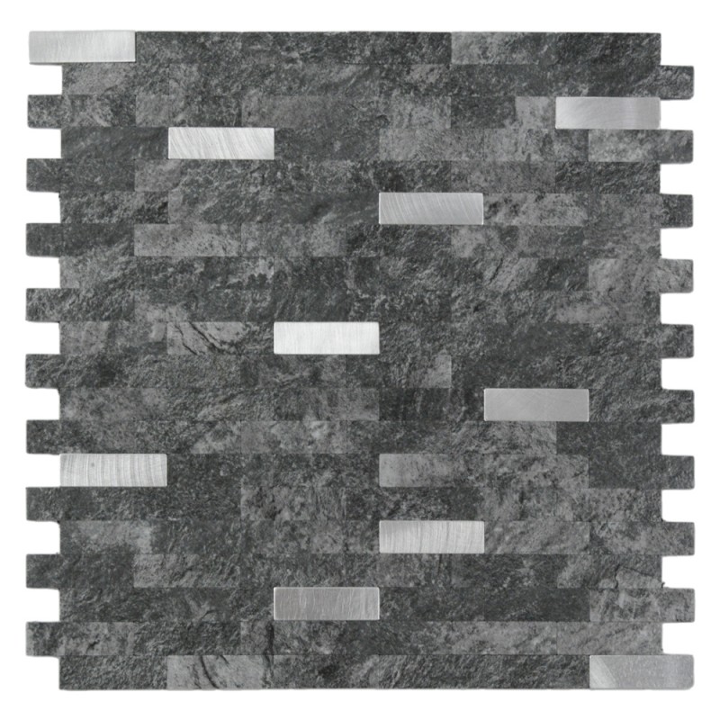 Mosaique Adhesive Salle de Bain Anthracite