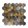 Mosaique Adhésive Cuivre Brillant - autocollante salle de bain