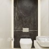 panneau mural toilette look mat beton