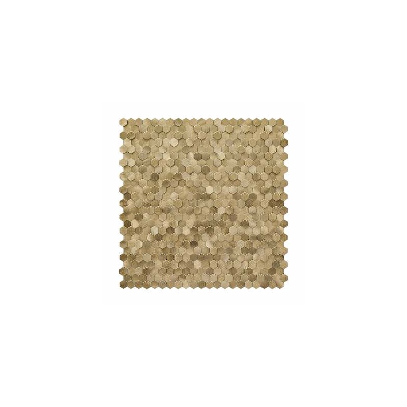 Crédence Mosaïque Adhésive Relief Doré Décoration Cuisine