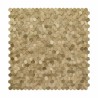 Crédence Mosaïque Adhésive Relief Doré Décoration Cuisine