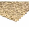 Crédence moderne en mosaïque adhésive relief doré - Ajoutez du style et de la brillance à vos murs