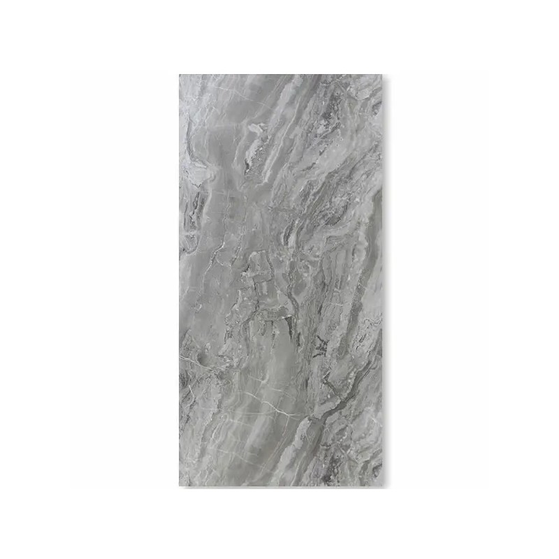 Panneaux PVC Effet Marbre Gris Dalles de marbre 260 x 120 cm