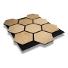 Bois Hexagonale acoustique chene produit seul