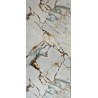 Panneau PVC Marbre Doré Brillant Blanc Qatar