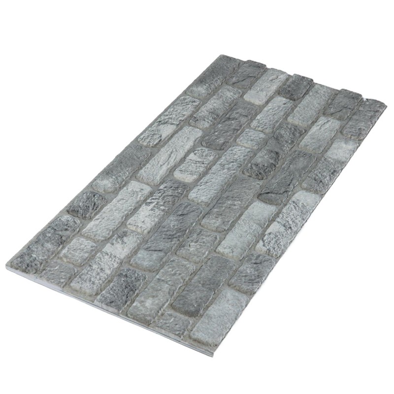 plaque imitation pierre gris clair produit