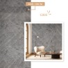 Panneau mural PVC Imitation Gris 260 x 120 cm