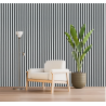 Panneau Bois Gris Dans Salon Mural