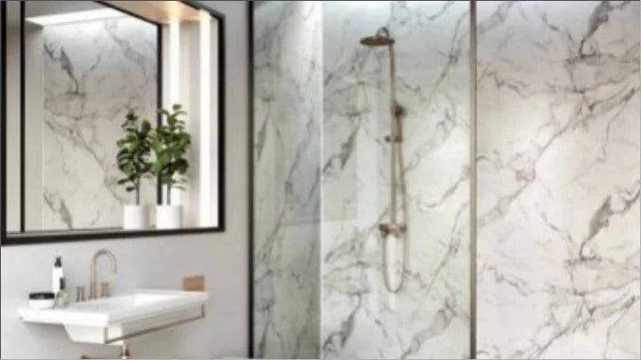 Panneaux PVC Style Marbre Mural pour douche