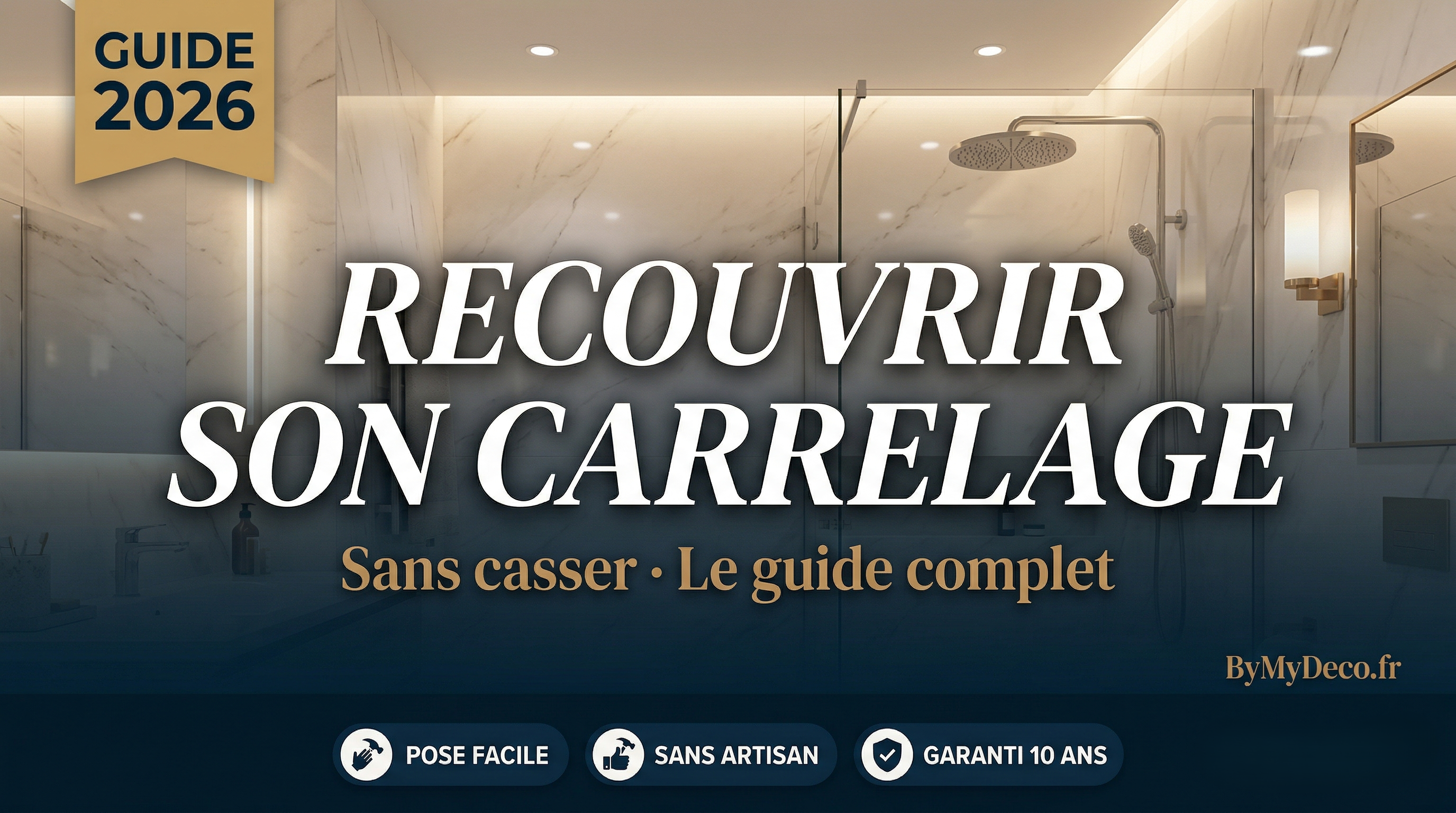 Recouvrir le Carrelage de Salle de Bain : Le Guide Pratique 2026