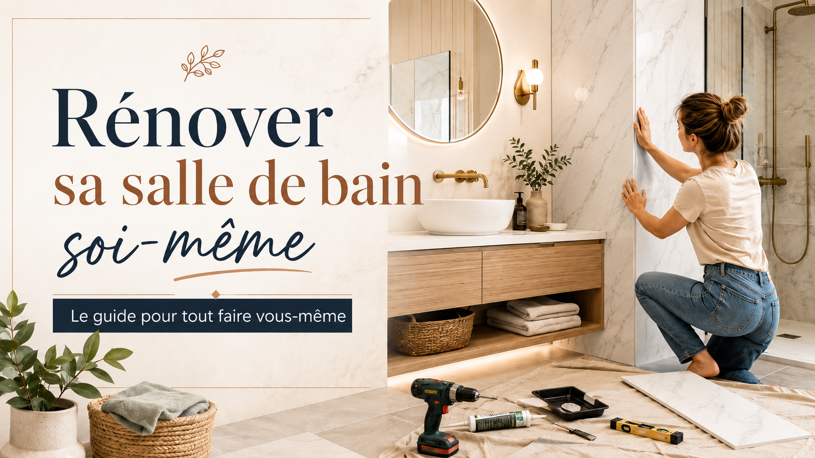 Rénover sa salle de bain soi-même : le guide pour tout faire vous-même