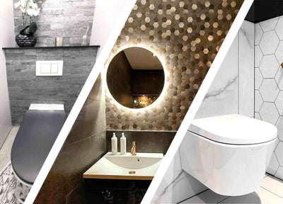 Rêvetement Mural WC Panneaux PVC & SPC pour Petit Espace