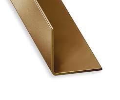 Baguette d'angle 90 extérieur bronze pour pvc/spc/feuille de pierre