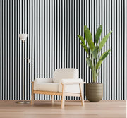 Panneau Acoustique Bois Gris Clair posé dans la salon