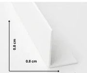 Baguette en L 90° extérieur aluminium pour pvc/spc/feuille de pierre