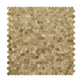 Crédence Adhésive - Mosaïque Relief Doré Décoration Cuisine