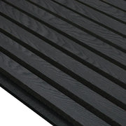 Panneau Acoustique Bois Noir 270 - Tasseaux Bois Noir - By My Deco