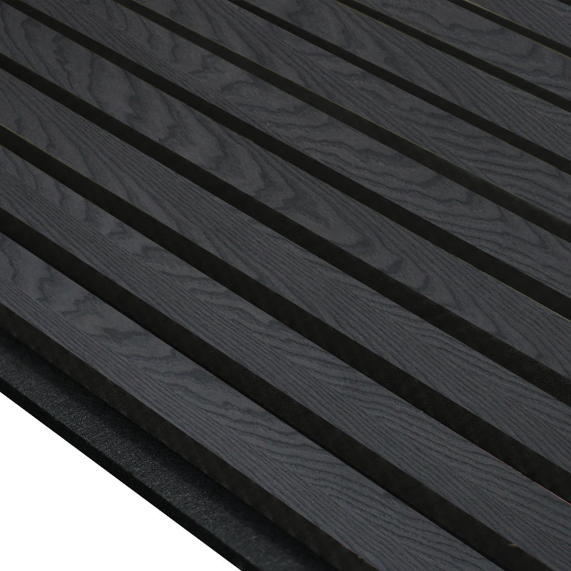 Panneaux Acoustiques en bois noir Detail de bois